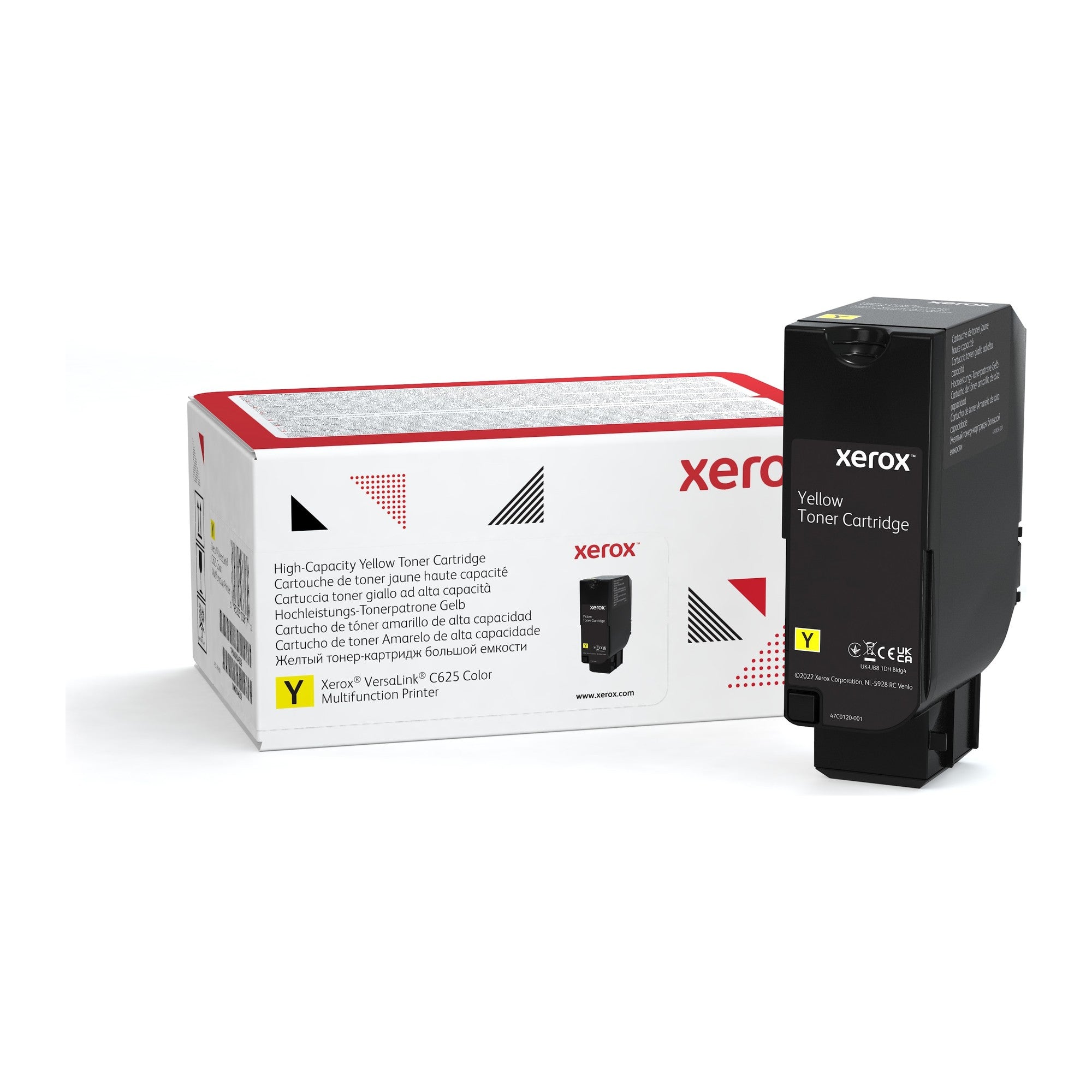Tóner Amarillo marca Xerox para modelos Xerox Versalink C625_DN para 16000 impresiones